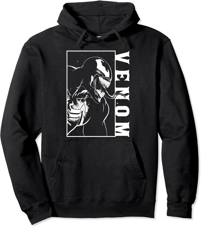 Marvel Venom Side View Tongue Out Pullover Hoodie