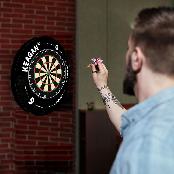KEAGAN Dartboard Umrandungsring, Eva Dartboard Wandschutz, 2,5 cm Dicker Dartboard Umrandung, Spleis