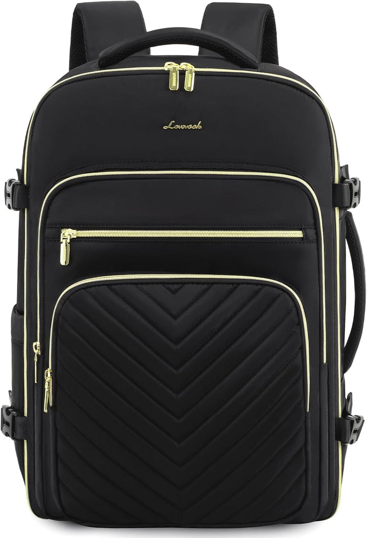 LOVEVOOK Handgepäck Rucksack Flugzeug, 50L Reiserucksack Damen Gross, Wasserdicht Laptop Rucksack Da