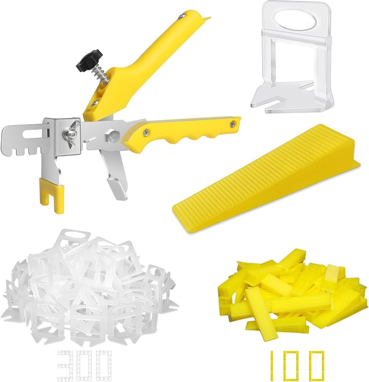 Fliesen Nivelliersystem 1.5mm Fugenbreite fliesen verlegehilfe nivelliersystem, 300 Zuglaschen, 100