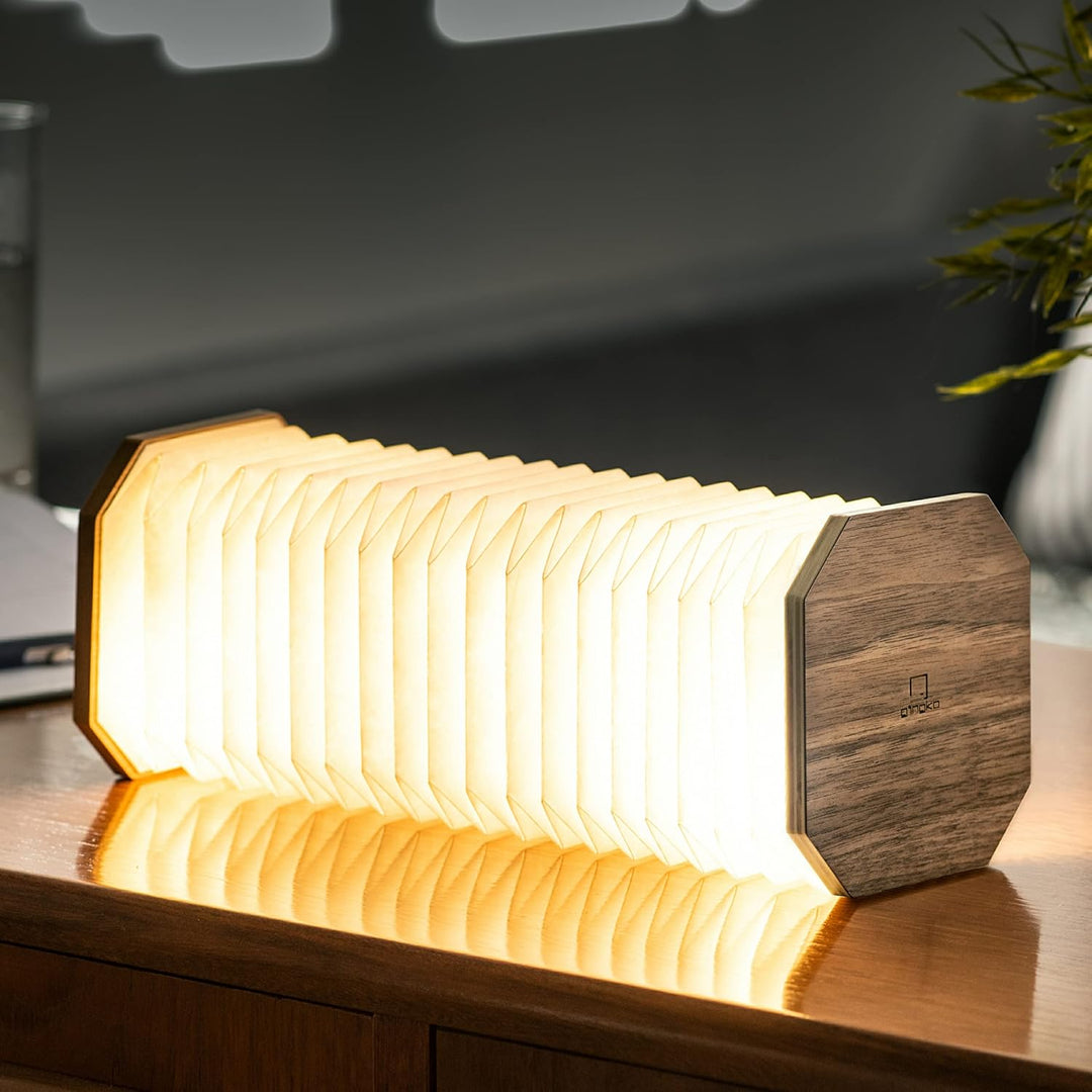 GINGKO SMART ACCORDION LAMP WALNUT Einheitsgrösse Black, Einheitsgrösse Black
