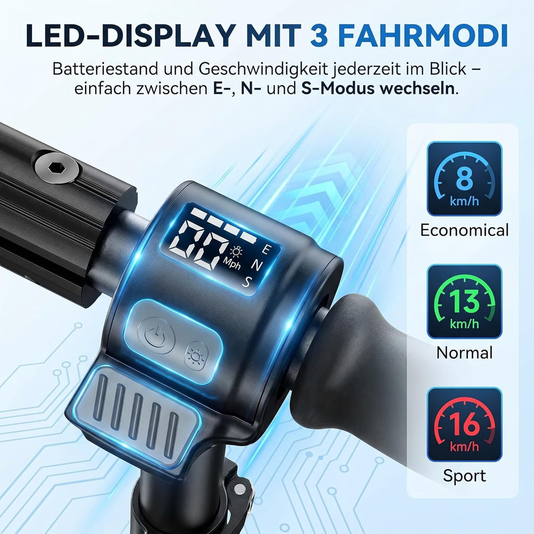 Caroma Elektroroller für Kinder von 6-12 Jahren, 150W Motor bis 16 km/h E Scooter, Faltbarer E Rolle