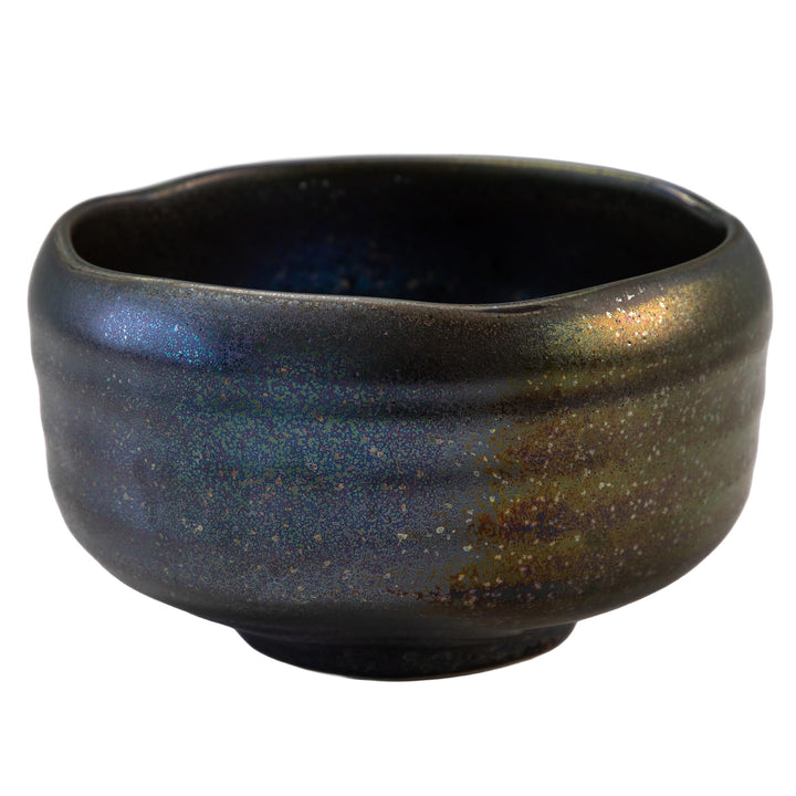 Asayu Japan Matcha-Schale, handgefertigter japanischer Keramik-Chawan in „Starry Night Blue“, mikrow