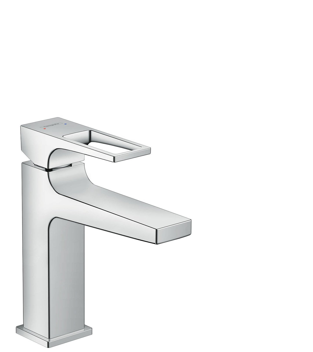 hansgrohe Wasserhahn Metropol (Armatur mit Auslauf Höhe 110 mm und Zugstangen-Ablaufgarnitur) Chrom