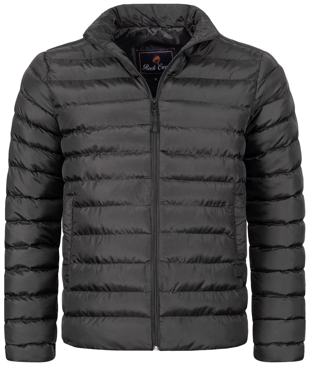 Rock Creek Herren Steppjacke Übergangsjacke H-320 L Schwarz, L Schwarz