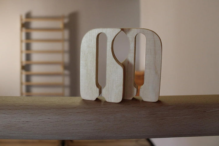 Verstellbare Klimmzugstange aus Holz mit Arretierung - bis 160 kg Belastbarkeit - 5 Höhenstufen - Ma