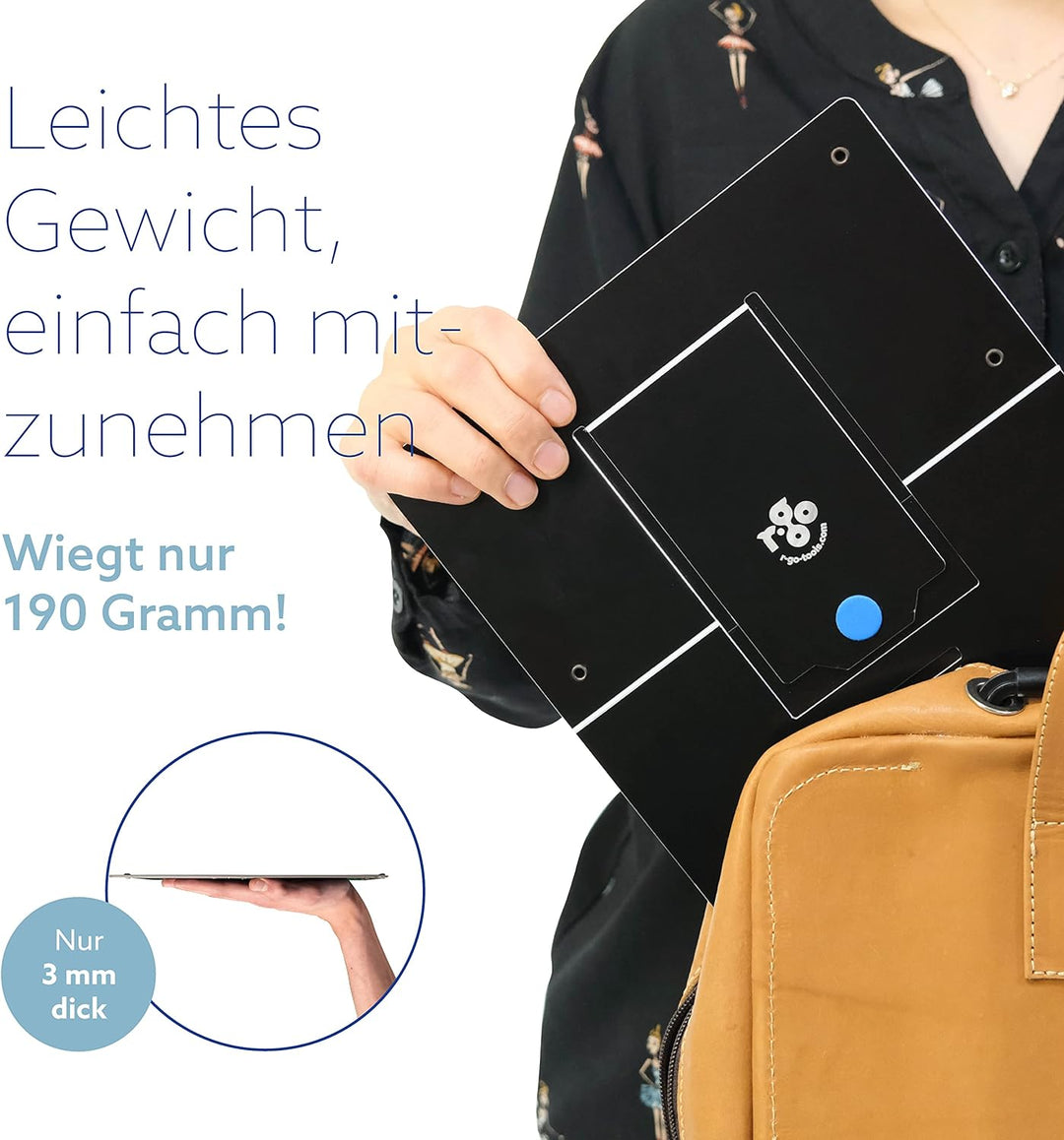 R-Go Tools RGORISTBL R-Go Riser Laptopständer schwarz, Schwarz