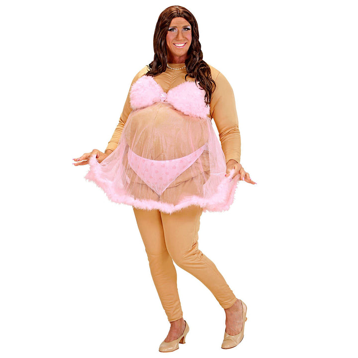 "FAT STRIPPER" (stuffed jumpsuit, panties, baby doll) - (One Size Fits Most Adult)