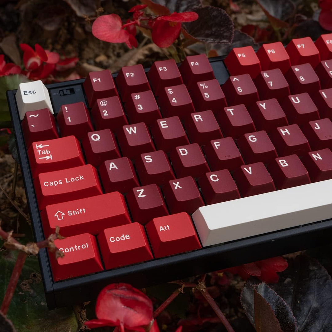 mintcaps Jamon Keycaps Set 173 Tasten Cherry Profile Doubleshot Custom Keyboard Red Keycaps ISO ANSI