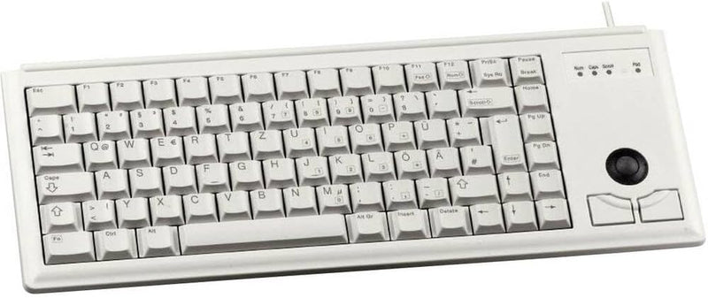 CHERRY Compact-Keyboard G84-4400, Deutsches Layout, QWERTZ Tastatur, kabelgebundene Tastatur, mechan