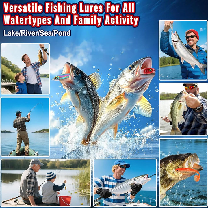 Angeln Adventskalender 2025 Männer, 24 Tage Angelkalender Weihnachtskalender Fishing Set,Fishing Adv