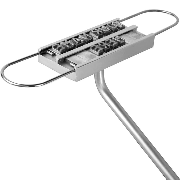 mikamax – BBQ Branding Iron – BBQ gagdet - personalisiertes Geschenk - Brandeisen - Gourmet - Fleisc
