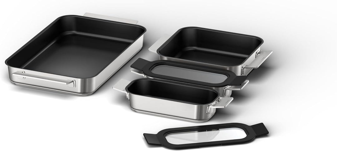 Siemens HZ9FF040 Kochgeschirr-Set, Edelstahl