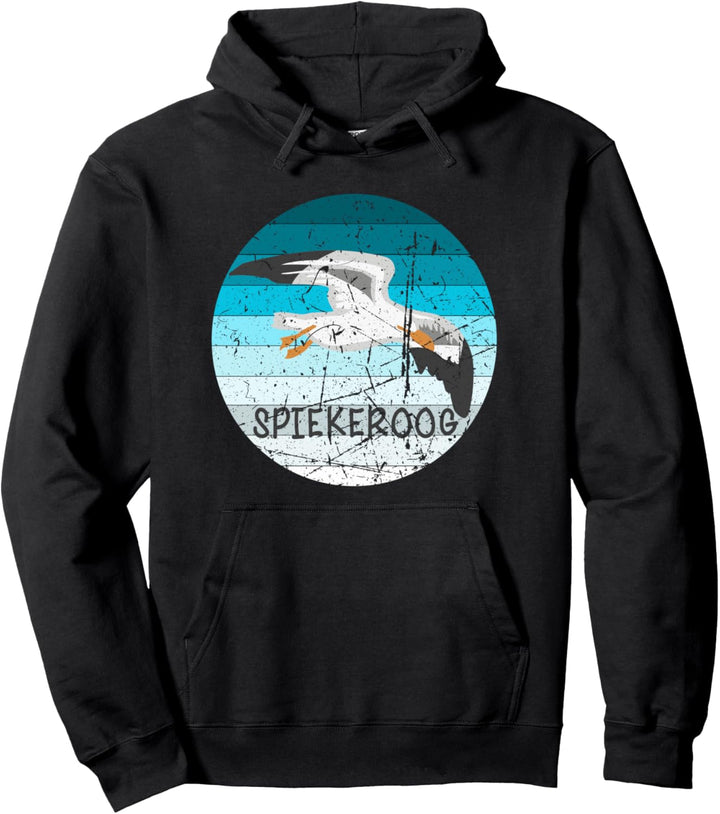 Spiekeroog Insel Nordsee Retro Pullover Hoodie
