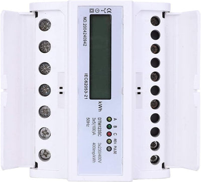 230 / 400v 5-100a Energieverbrauch Digitaler Elektrischer Kwh-zähler 3-phasen-kwh-zähler Mit Lcd