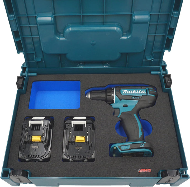 Aptex. Schaumeinlage passend für Makita Akku-Bohrschrauber DDF 482 für MakPac Gr. 1-3