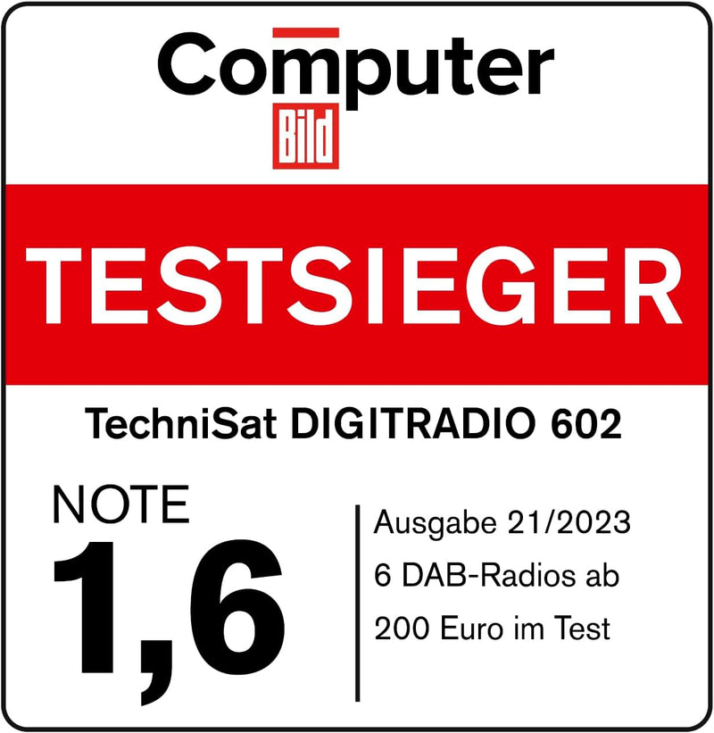 TechniSat DIGITRADIO 602 - Kompaktanlage mit 70 Watt 2.1 Lautsprechersystem (Stereo Musik-Center mit