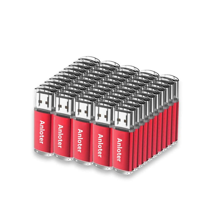 Anloter 50 Stück USB-Flash-Laufwerk Memory Flash Stick Pen Drive Daumen Speicher Speicher für Comput