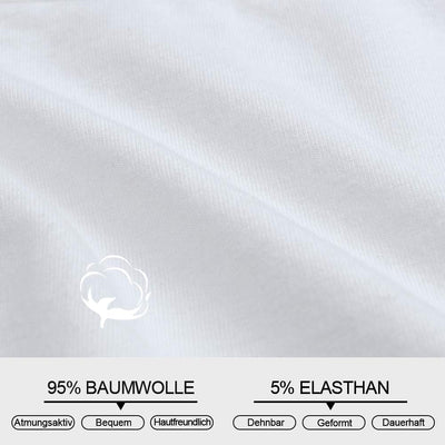 INNERSY Unterhosen Damen Baumwolle Atmungsaktive Hipster Unterwäsche Basic Bequem Panties 6er Pack X