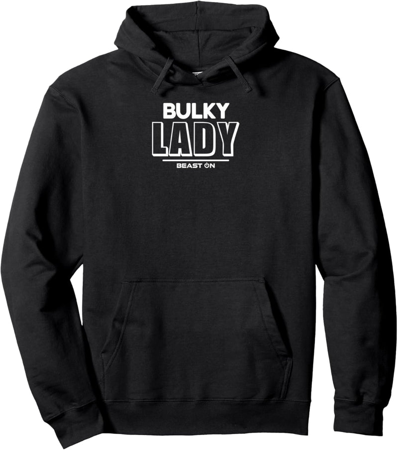 Bulky Lady Bodybuilding Fitness Motivation Gym Training Pullover Hoodie