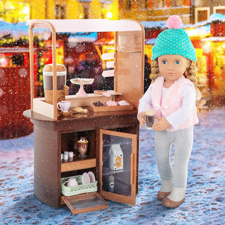 Our Generation - Verkaufsstand Schokoladenträume - Zubehör für 46cm Puppen, Heisse Schokolade/Kakao