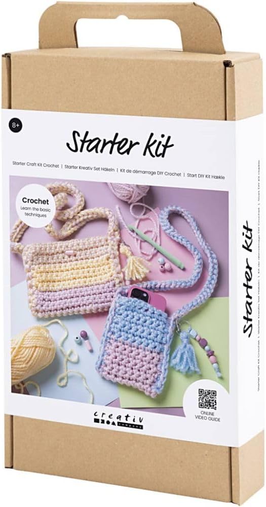 Creativ DIY Kit Einweihungshaken – Telefontasche und Tasche – 2 Stück