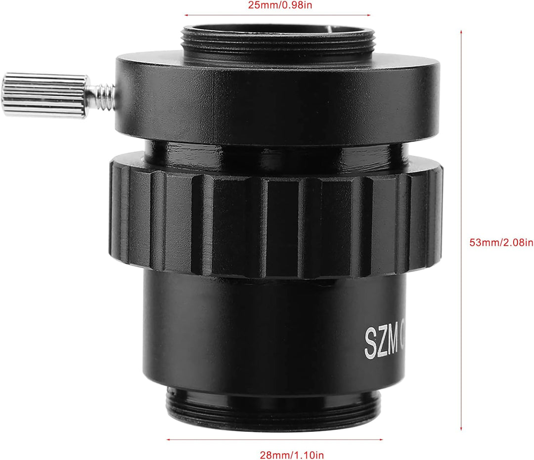 0.5X Okular C-Mount Objektiv 1/2 CTV Adapter für Video Digitalkamera Triokulares Stereoskopisches Mi