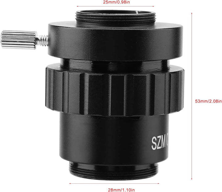 0.5X Okular C-Mount Objektiv 1/2 CTV Adapter für Video Digitalkamera Triokulares Stereoskopisches Mi