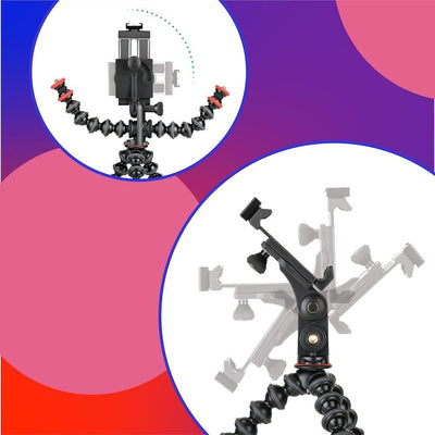 JOBY GorillaPod Advanced Vlogging Kit für Smartphones, Universales Vlogging Kit, Smartphone-Content-