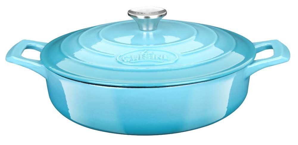 La Cuisine 3175MB Schmorpfanne Hoher Rand - 28cm Servierpfanne Induktion - Pfanne mit Deckel für all