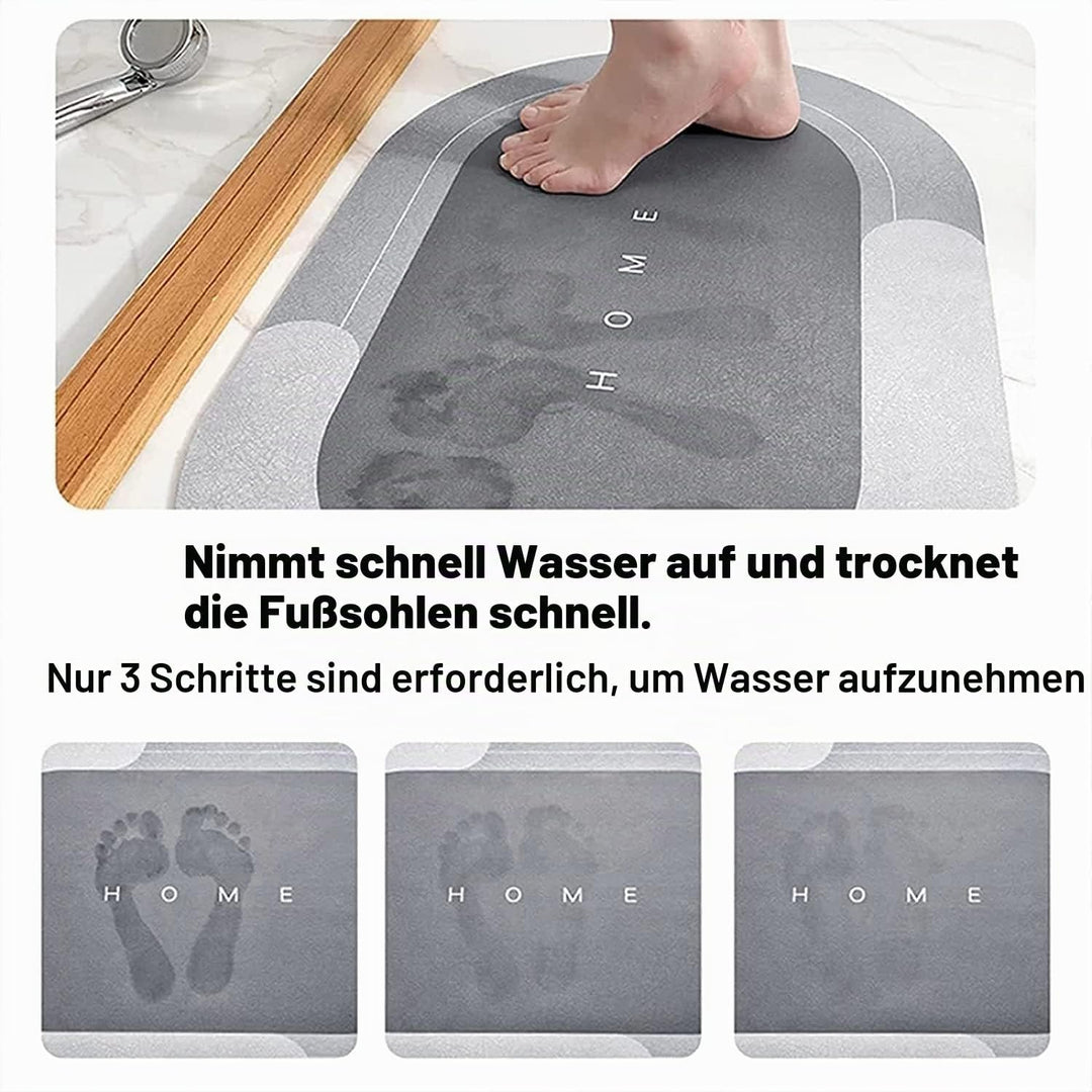 YeahBoom Super Absorbierende Bodenmatte,Schmutzabweisend Bodenmatte Für Bad,Memory-Schaum-Badematten