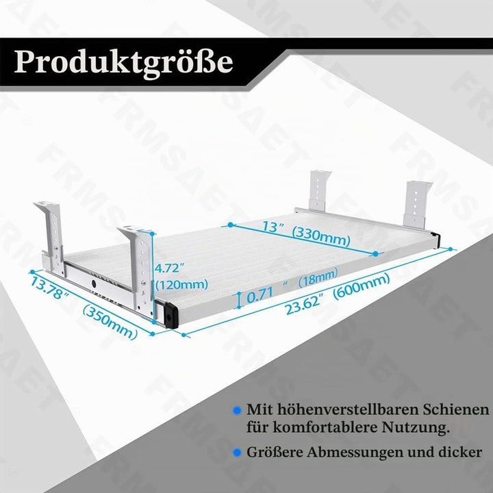 FRMSAET Möbelzubehör Büroproduktanzüge Hardware 53 cm / 60 cm / 76 cm Tastatur Schubladenfach Holzha