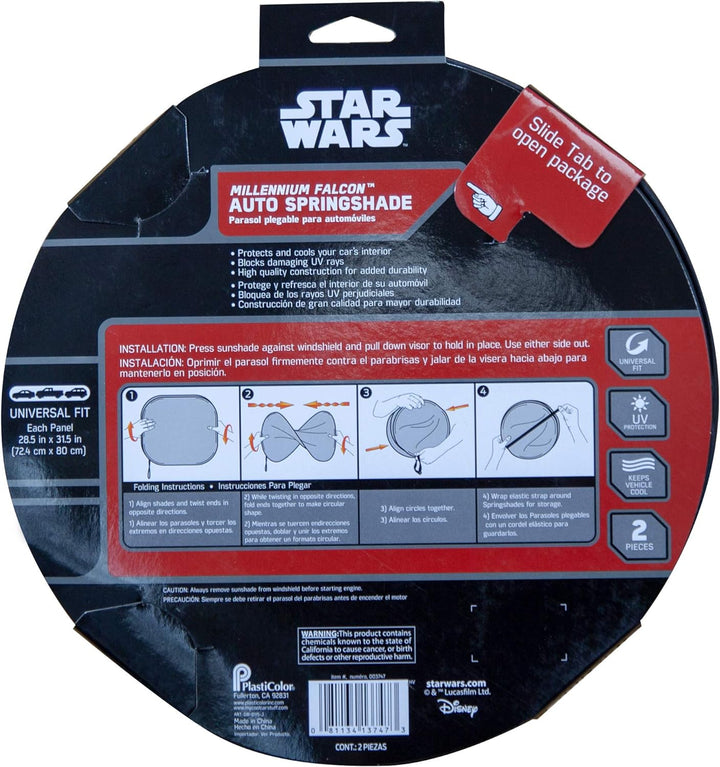 Star Wars Millennium Falcon 2-Piece Magic Spring Sunshade