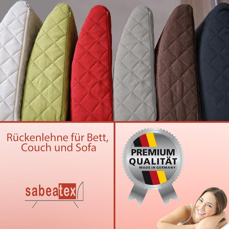 Sabeatex® Rückenlehne für Bett, Sofakissen, Rückenkissen für Lounge-oder Palettenmöbel in 5 trendige