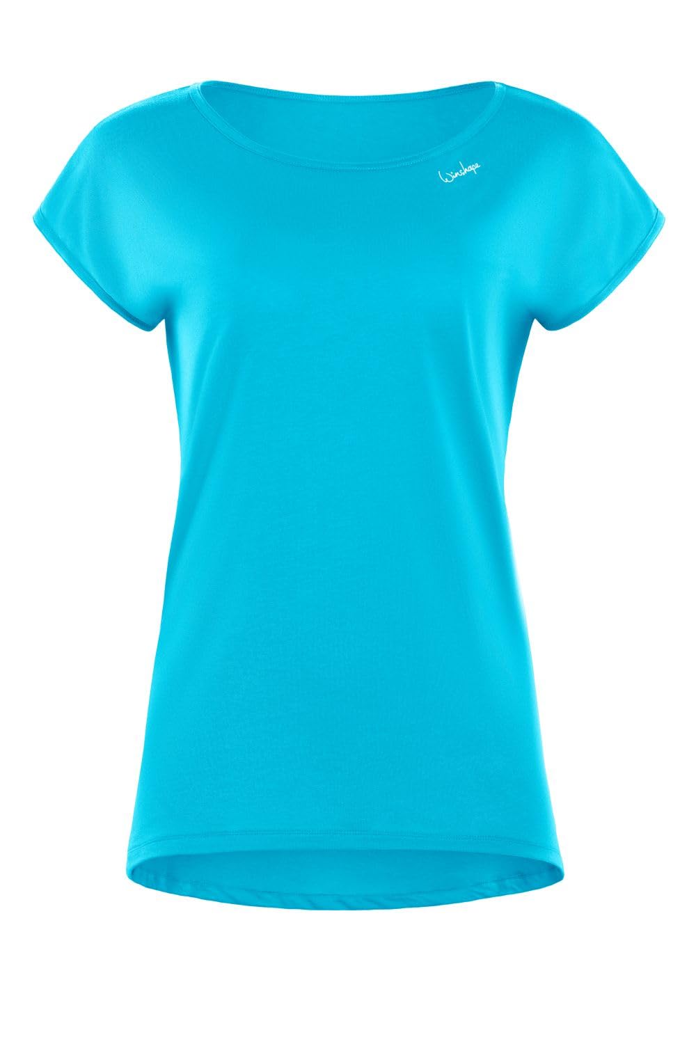 Winshape Damen Ultra leichtes Modal-Kurzarmshirt mit abgerundetem Saum MCT013 M Sky-blue, M Sky-blue