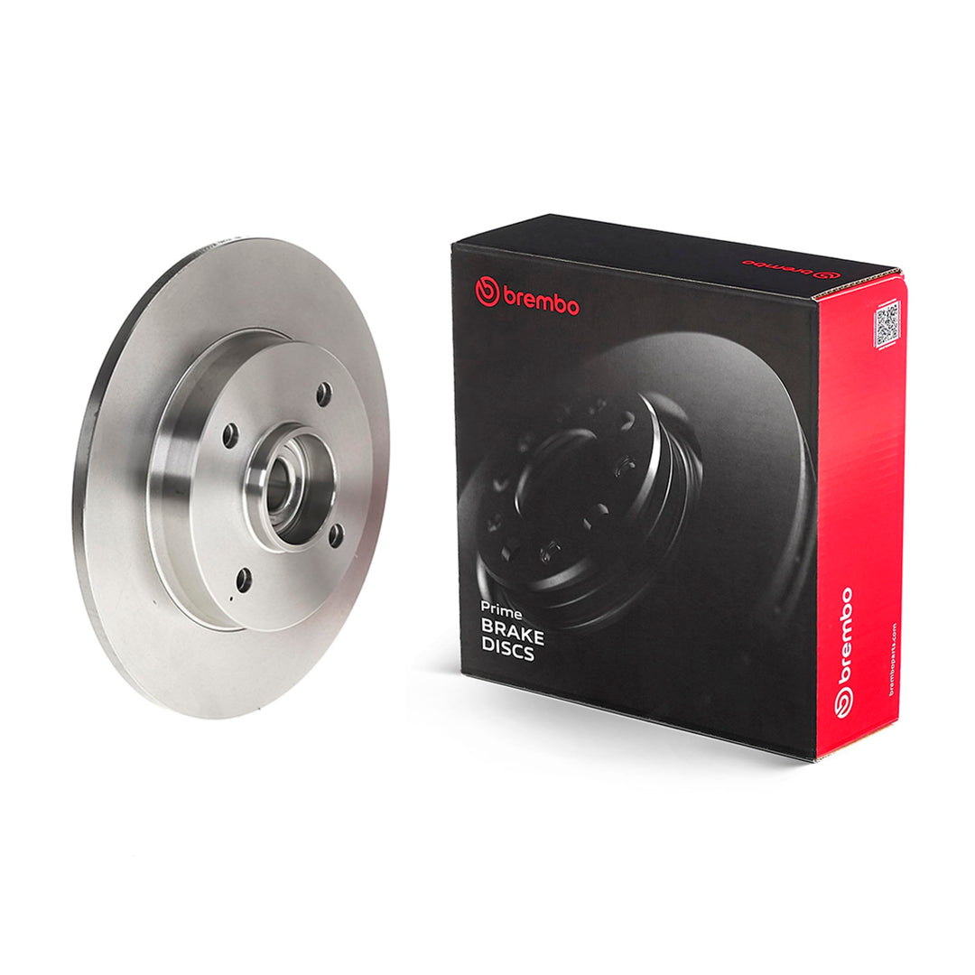 Brembo 08.9512.17 Hintere Bremsscheibe mit integriertem Lager und ABS