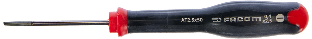 Facom AT2.5X50 PROTWIST-Schraubendreher für Schlitzschrauben - Senkklinge 2,5 x 50 mm, 2,5 x 50 mm