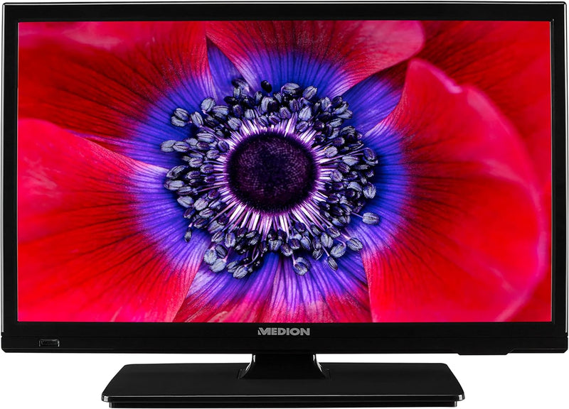 MEDION E11900 (MD 20022) 47 cm (18,5 Zoll) Fernseher (HD Triple Tuner, CI+, 12V KFZ Car-Adapter, Med