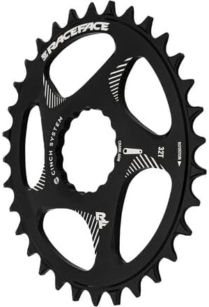 Direct Mount Oval Kettenblatt – 34 Zähne – Schwarz