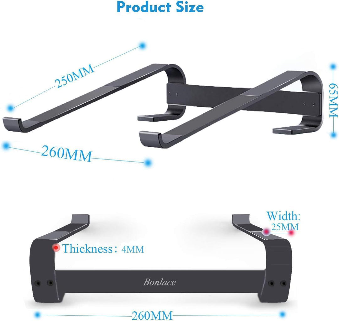 Geschenk für Männer Laptopständer Laptop Ständer - Ergonomisch Aluminium Computerständer PC Halter L