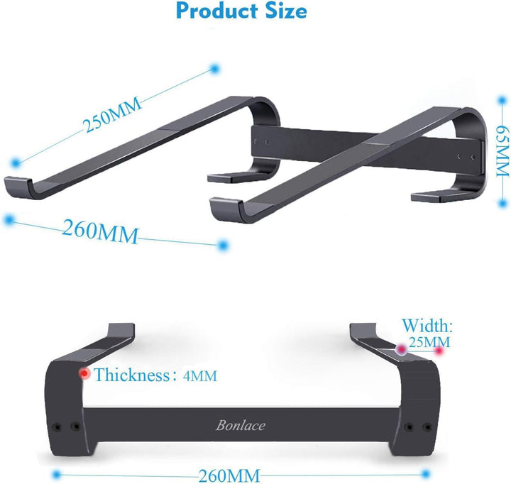 Geschenk für Männer Laptopständer Laptop Ständer - Ergonomisch Aluminium Computerständer PC Halter L