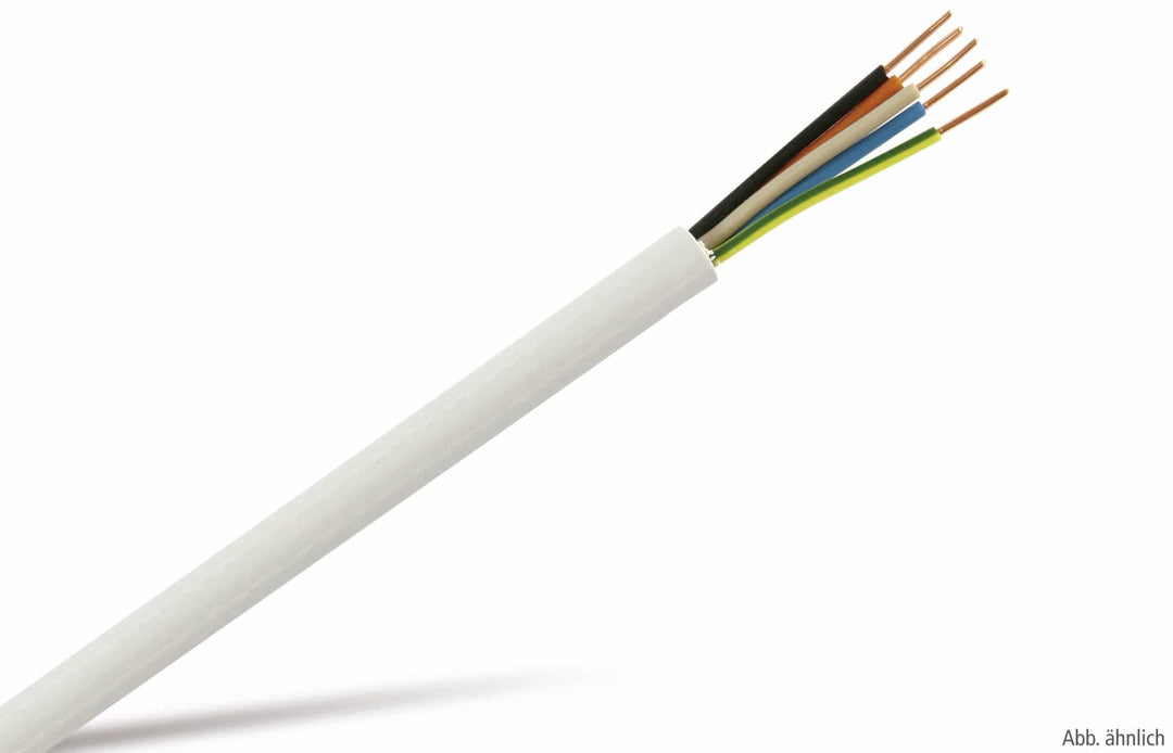 Waskönig-Walter - NYM-J 5x2,5 50m Ring - Elektro Mantelleitung (deutsche Markenware) VDE Mantelfarbe
