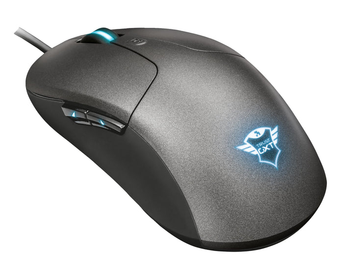 Trust Gaming GXT 180 Kusan Esports Gaming Maus (100-5000 DPI, 6 programmierbaren Tasten, USB, Co-dev
