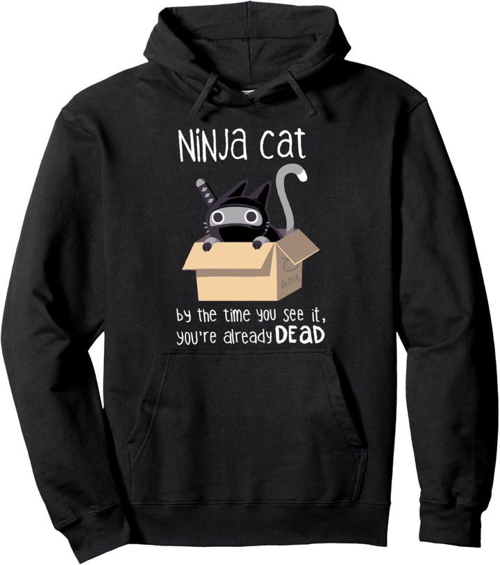 Süsse Ninja Katze Pullover Hoodie