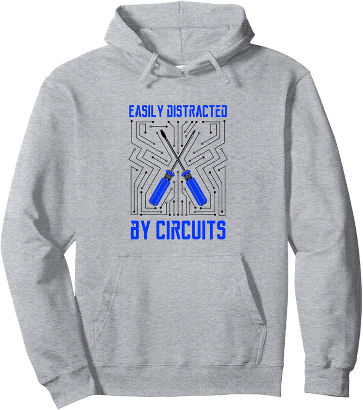 Ironischer Spruch Elektroarbeiter Elektriker Handwerker Pullover Hoodie