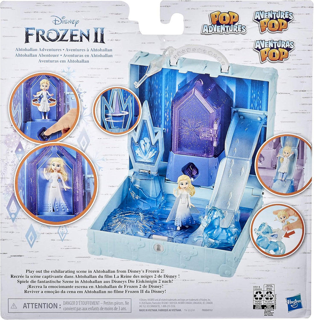 Disney Die Eiskönigin 2 Pop-Up Abenteuer Ahtohallan Abenteuer Spielset mit Griff, inklusive 2 ELSA P