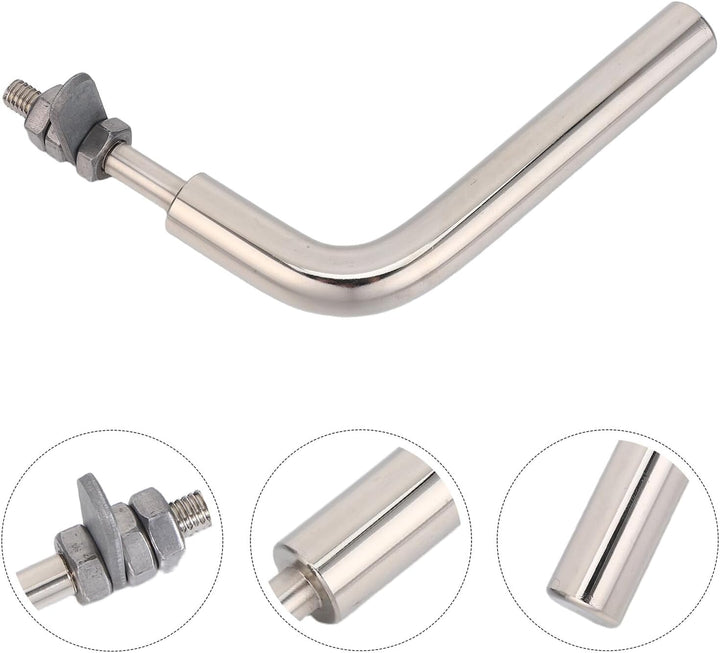 GARVALON Hochwertiger Kamin-ofen Türgriff Ersatz Hitzebeständiger Metallgriff für Kessel und Herde K