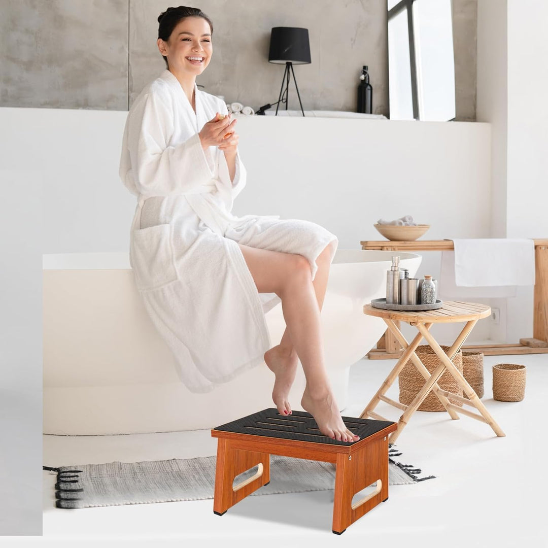 EIN Schritt Hocker für Erwachsene 8.7in mit Rutschfester Gummi-Stepping-Oberfläche, Innen-/Outdoor-h