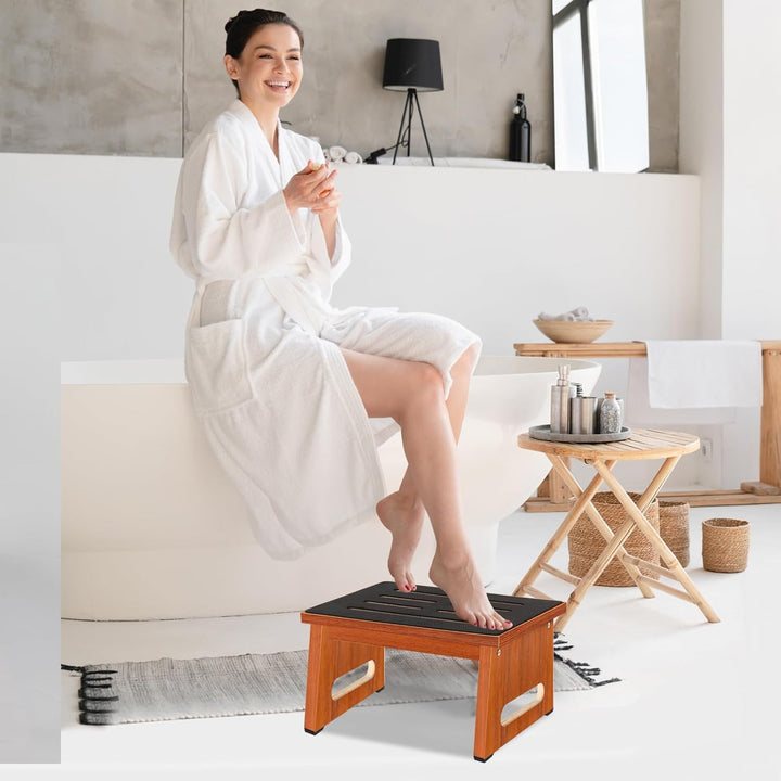 EIN Schritt Hocker für Erwachsene 8.7in mit Rutschfester Gummi-Stepping-Oberfläche, Innen-/Outdoor-h