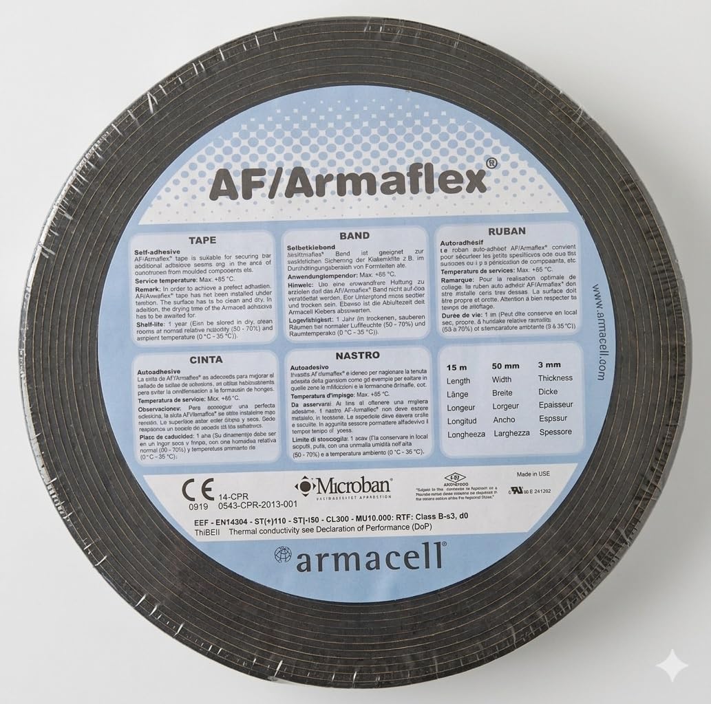 Armaflex Home Camperset selbstklebend + Original ISOFIT Keramikmesser (Camperset C), Camperset C